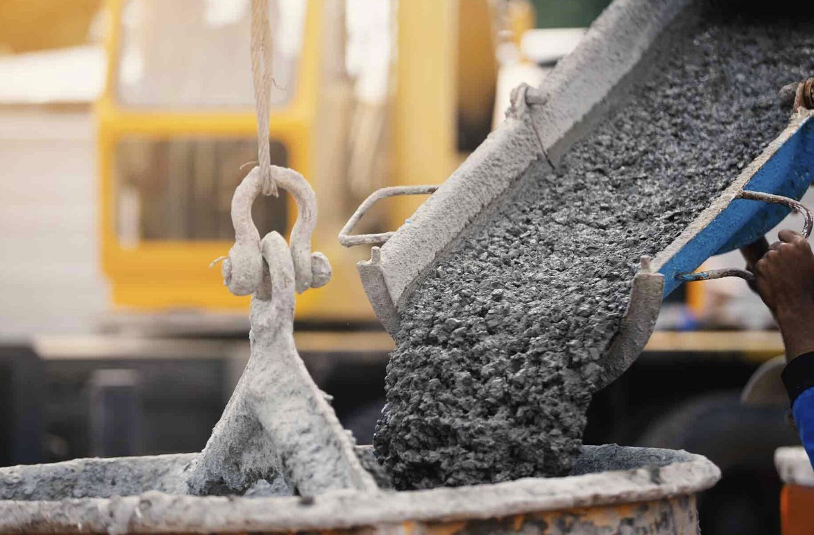 Commercial concrete services and fresh concrete pour in Paso Robles, CA